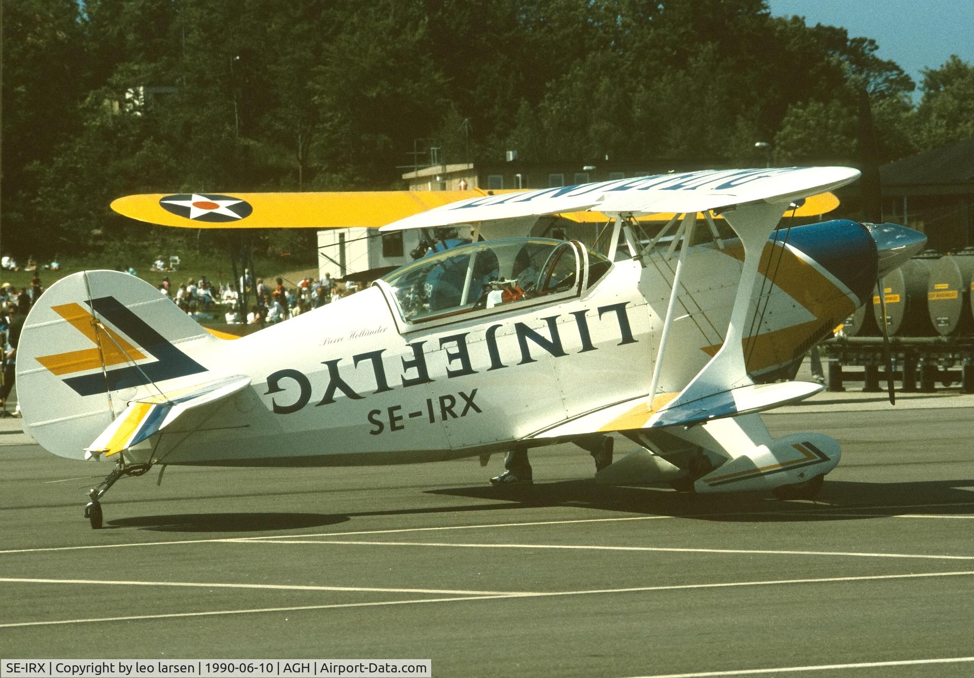 SE-IRX, 1984 Pitts S-2B Special C/N 5039, Ängelholm F.10 Air Show 10.6.1990