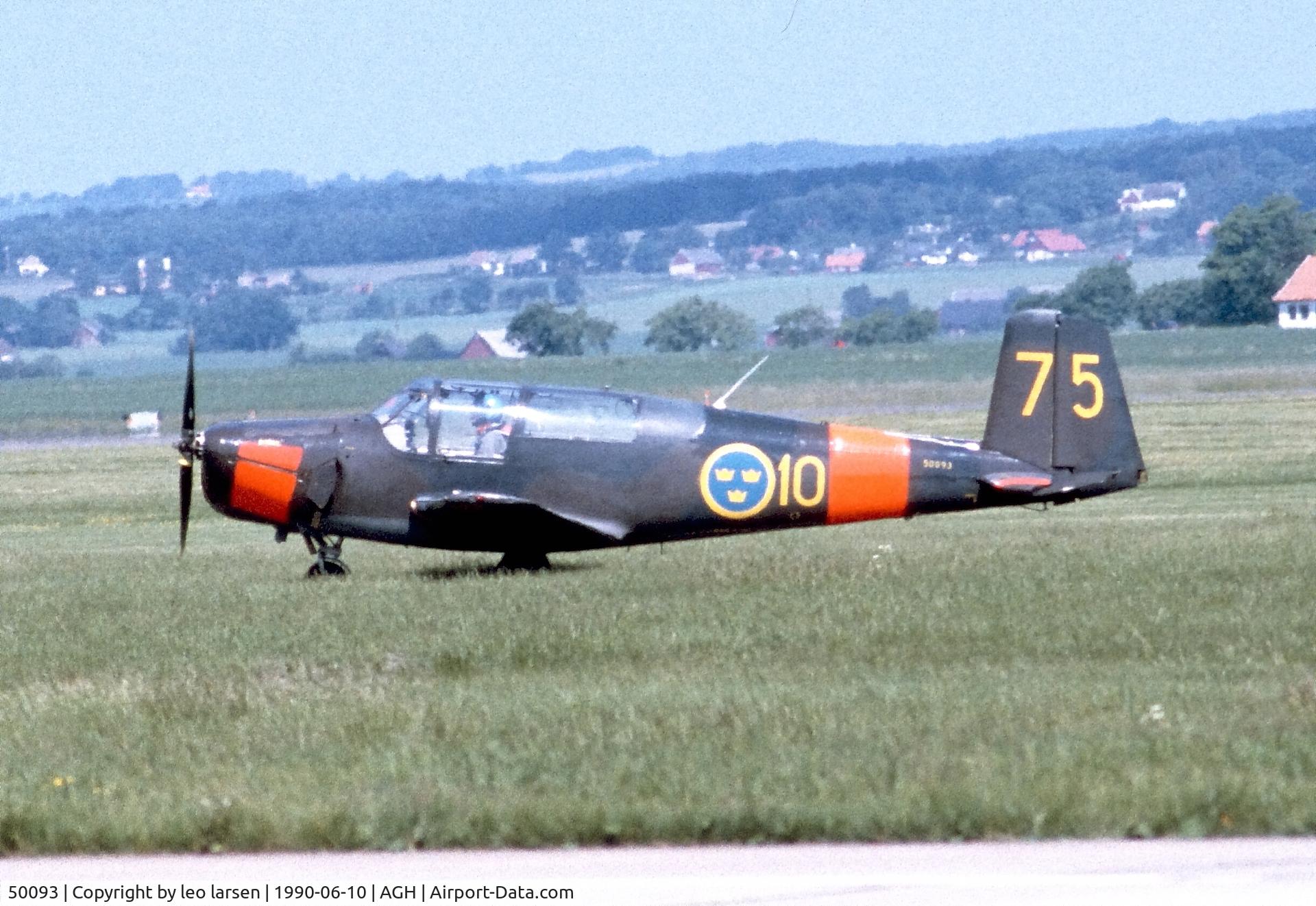 50093, Saab Sk.50 Safir C/N 91-408, Ängelholm F.10 Air Show  10.6.1990