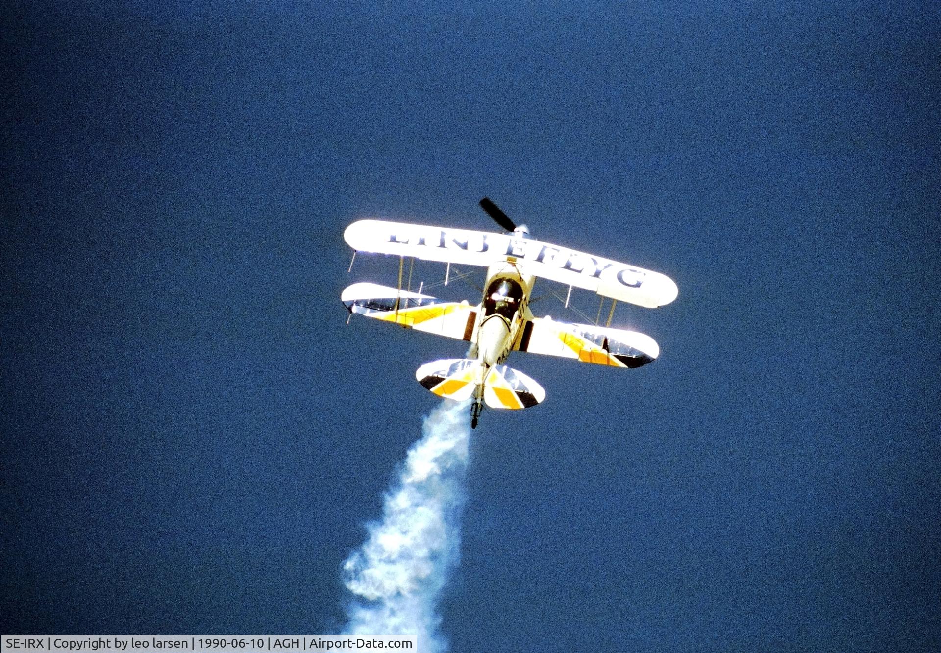 SE-IRX, 1984 Pitts S-2B Special C/N 5039, Ängelholm F.10 Air Show 10.6.1990