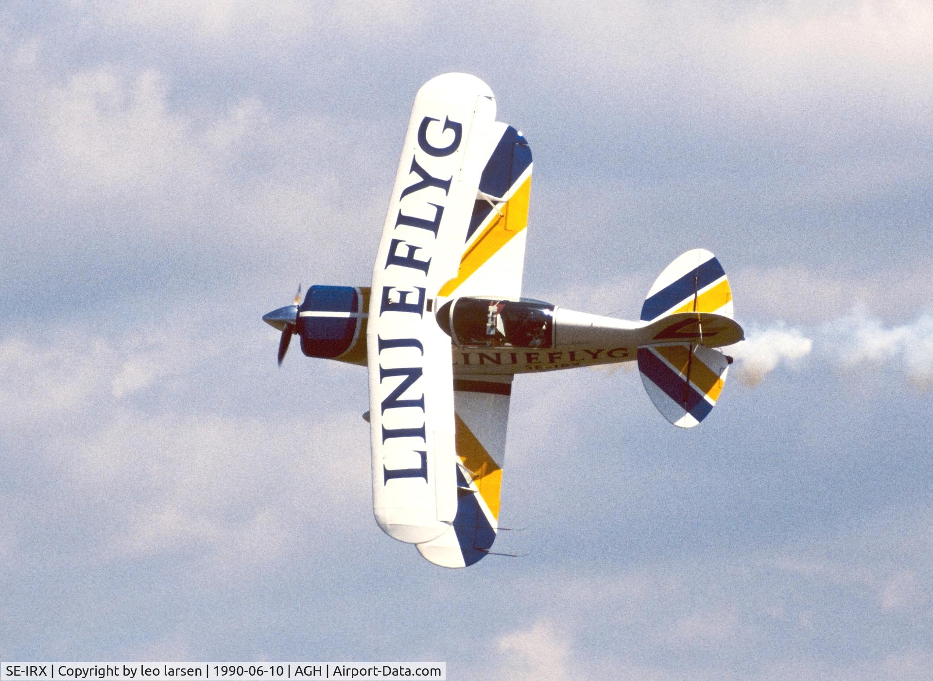 SE-IRX, 1984 Pitts S-2B Special C/N 5039, Ängelholm F.10 Air Show 10.6.1990