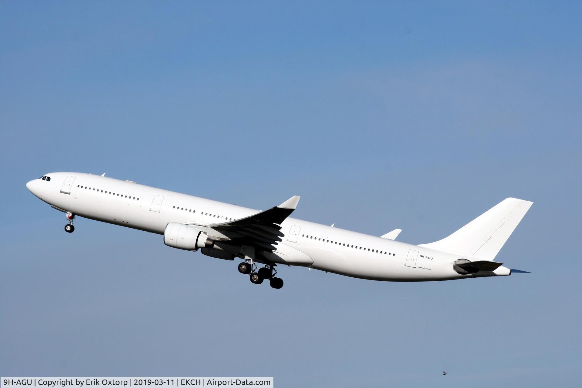 9H-AGU, 1996 Airbus A330-322 C/N 096, 9H-AGU taking off rw 22R