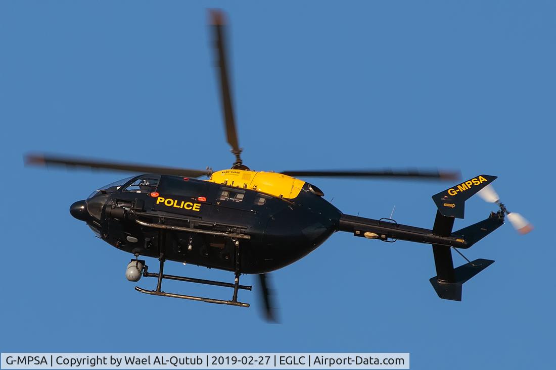 G-MPSA, 2005 Eurocopter-Kawasaki EC-145 (BK-117C-2) C/N 9065, Flying Over North London