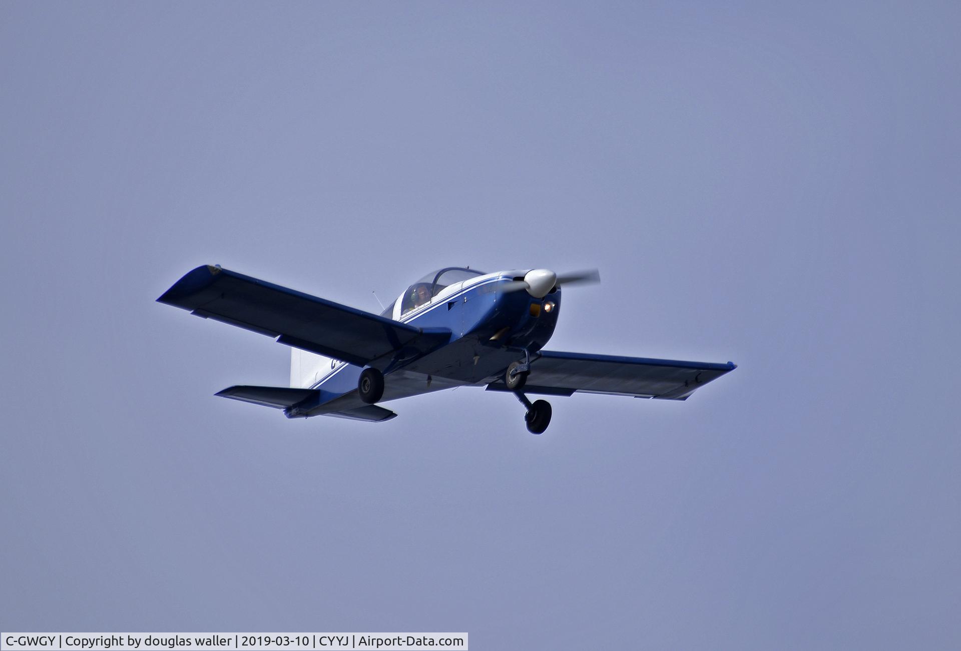 C-GWGY, 1974 American Aviation AA-1B C/N AA1B-0411, a  1974 Grumman