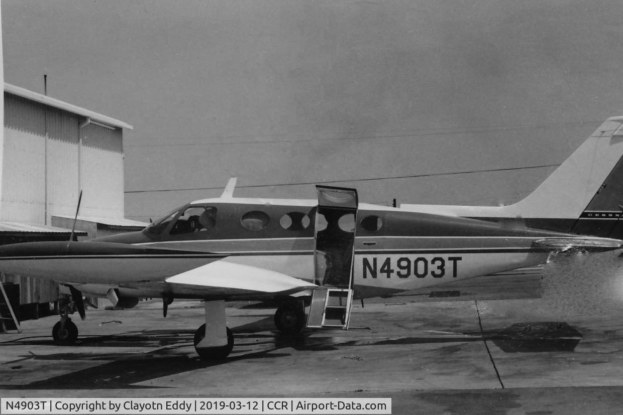 N4903T, 1965 Cessna 411 C/N 411-0103, Buchanan Field Concord California 1967