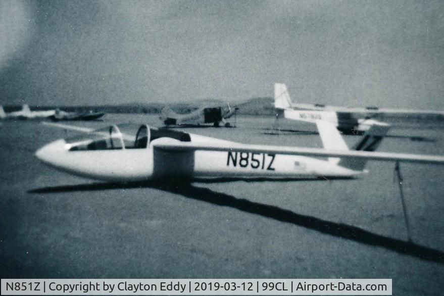 N851Z, 1962 Schreder HP-11 C/N 1, El Mirage Airport CA 1970