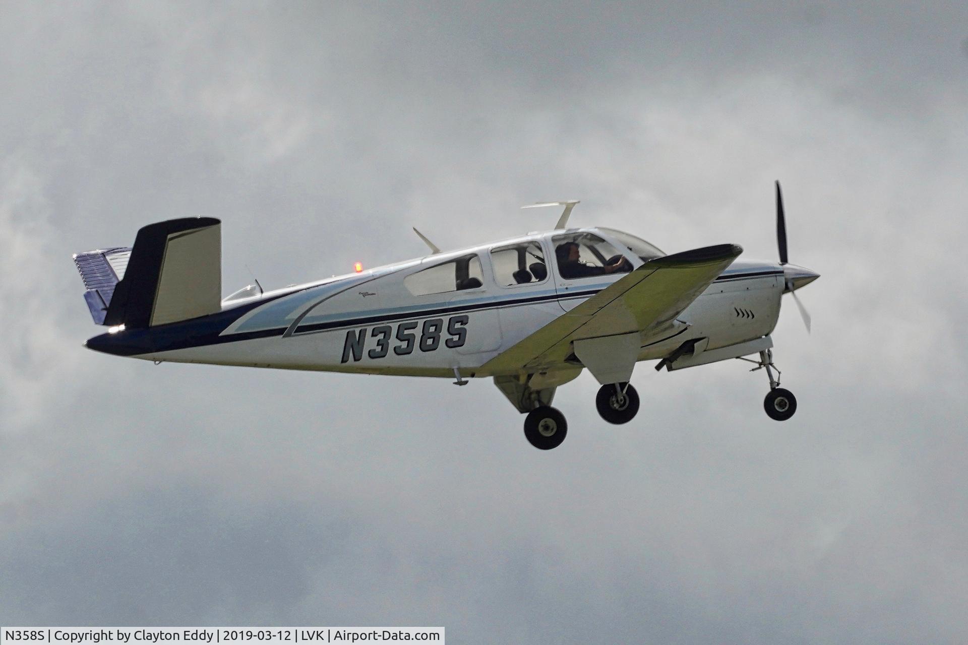 N358S, 1967 Beech V35A Bonanza C/N D-8671, Livermore Airport California 2019.