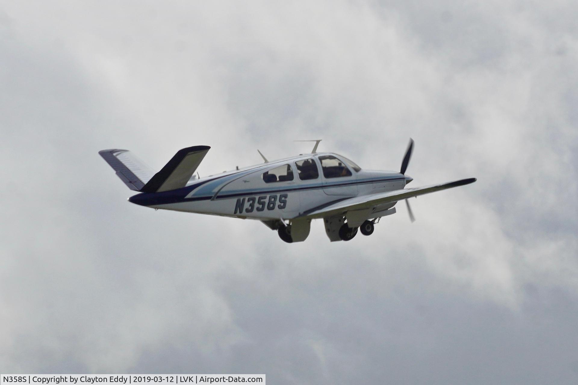 N358S, 1967 Beech V35A Bonanza C/N D-8671, Livermore Airport California 2019.