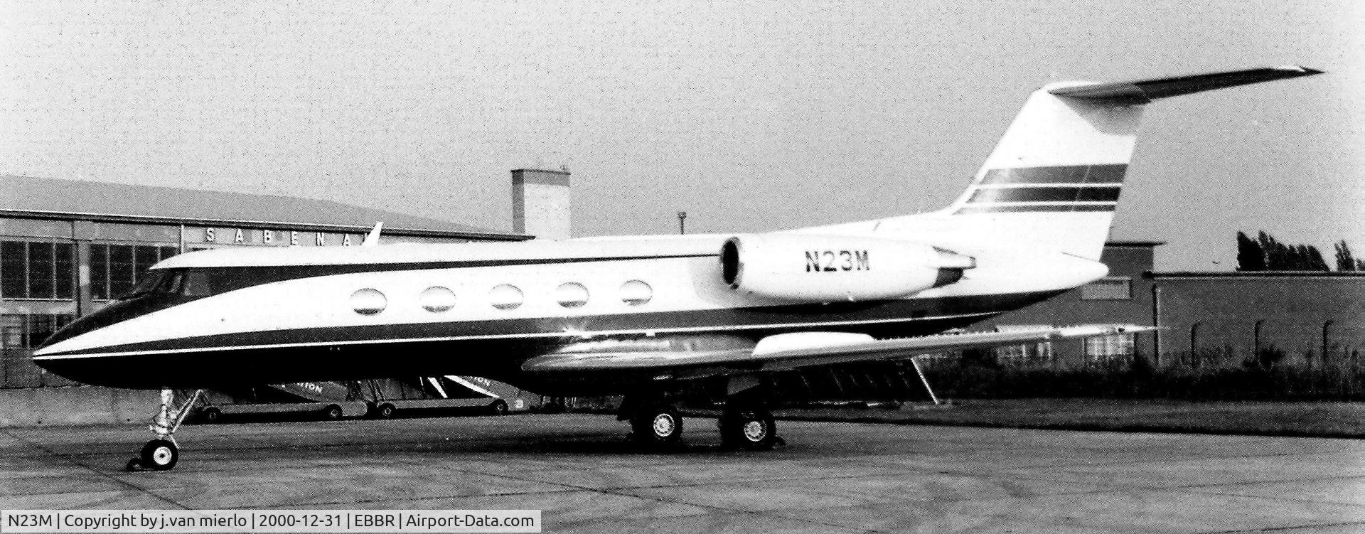 N23M, 1971 Grumman G-1159 Gulfstream II C/N 105, Brussels G.A.T.