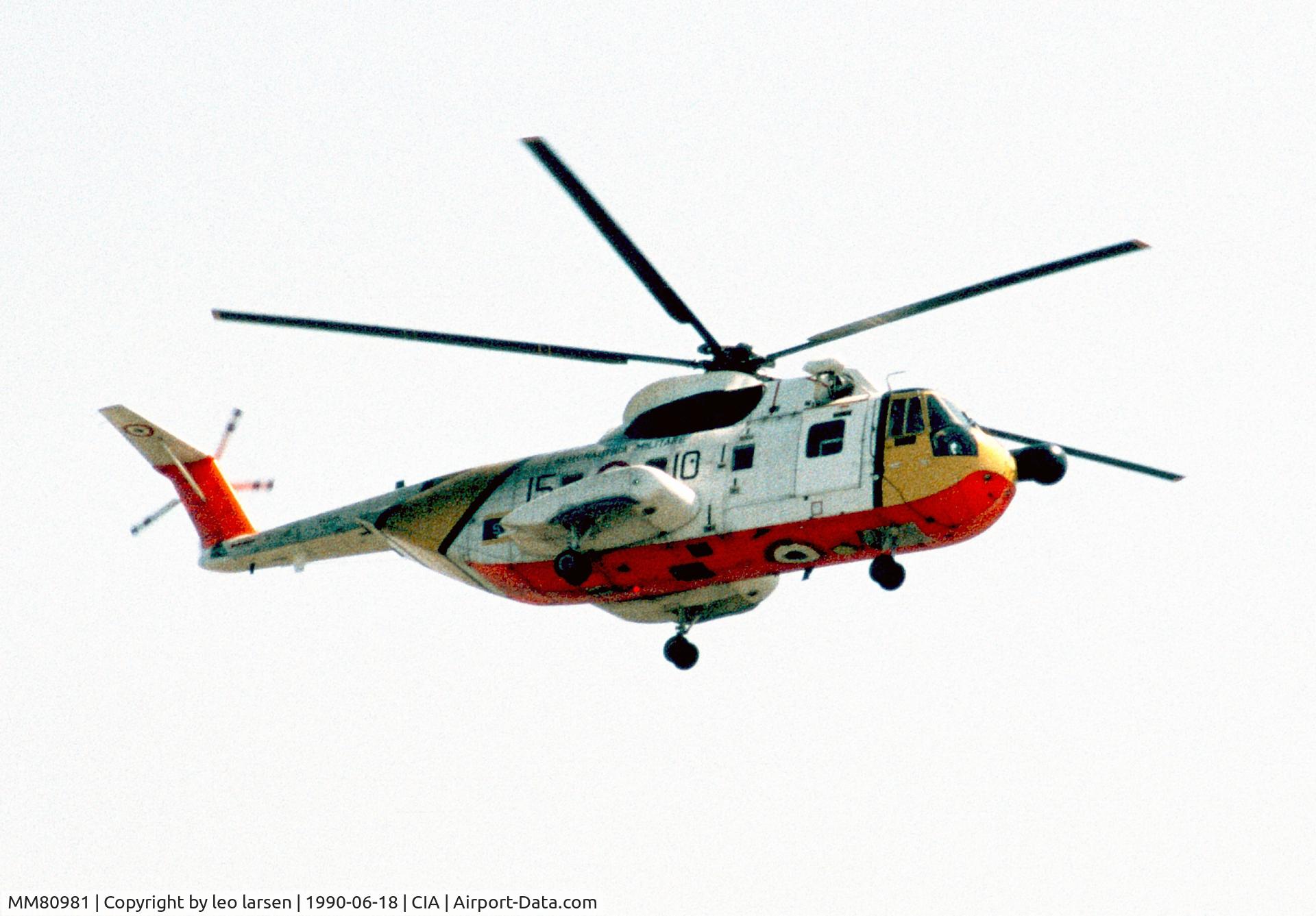 MM80981, Agusta HH-3F Pelican C/N 6208, Rome Ciampino 18.6.1990