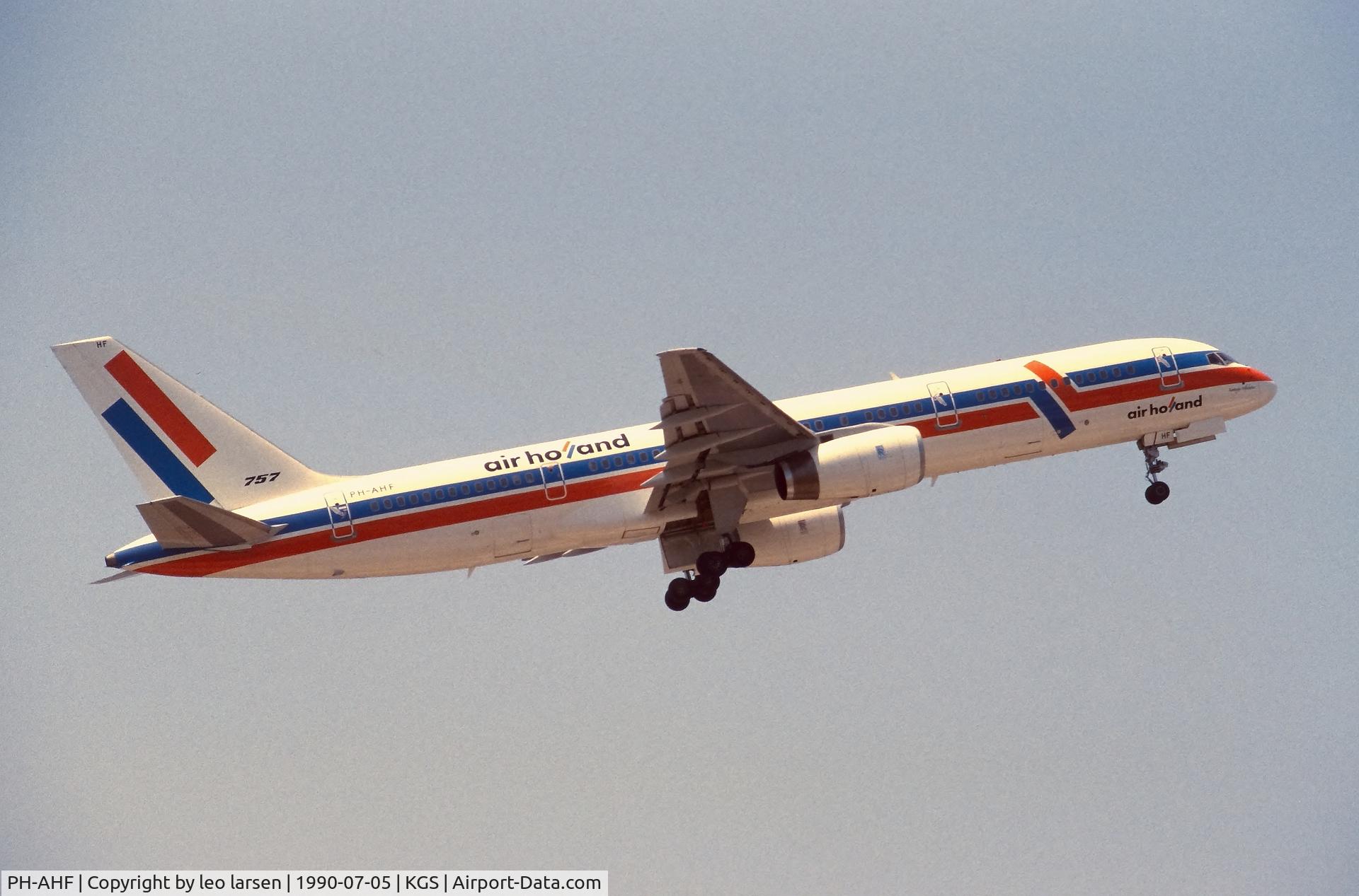 PH-AHF, 1988 Boeing 757-27B C/N 24136, Kos 5.7.1990