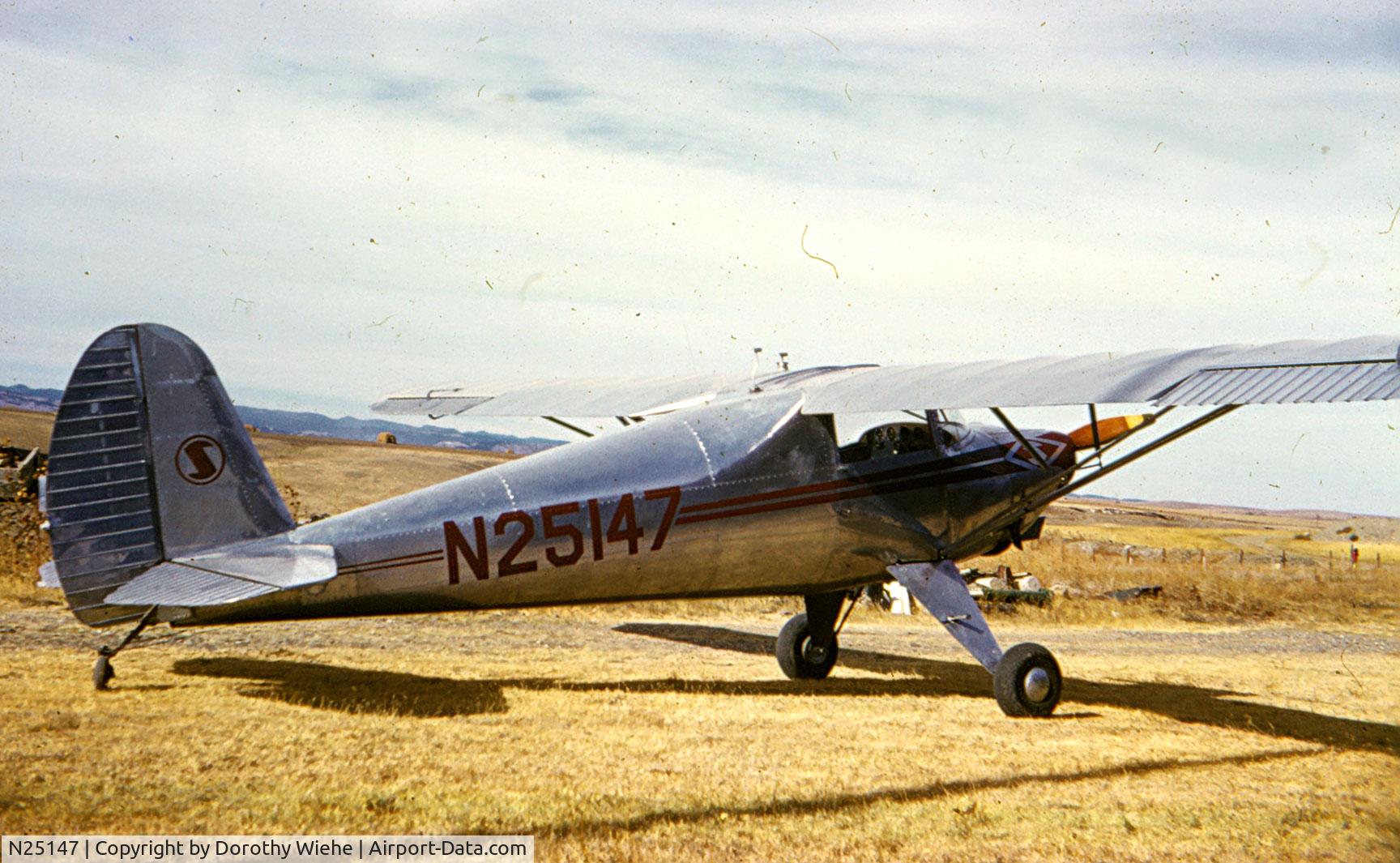 N25147, 1939 Luscombe 8A C/N 1071, This was my Uncle Ross' plane for many years. The photo taken is late 1960, South Dakota.