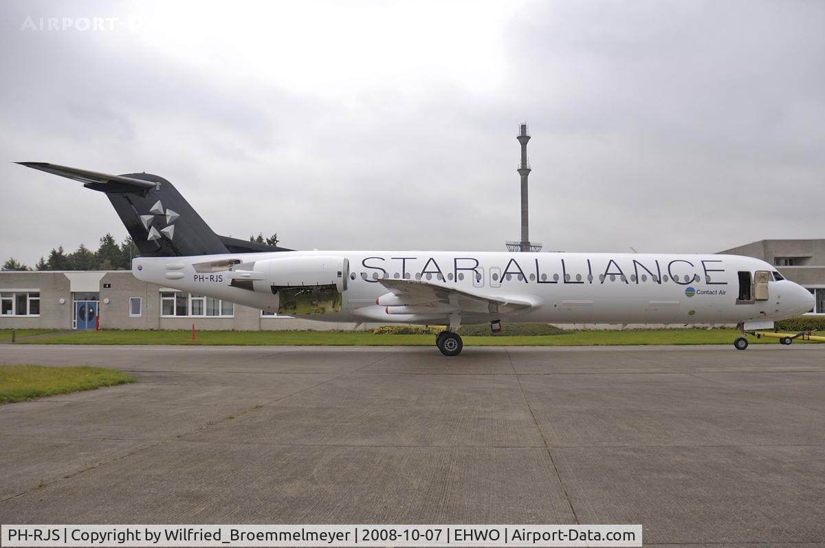 PH-RJS, 1994 Fokker 100 (F-28-0100) C/N 11517, Aircraft was prepared at Fokker Woensdrecht.