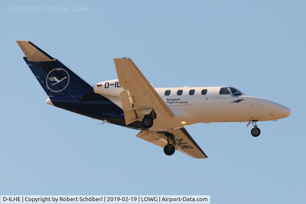 D-ILHE, 2008 Cessna 525 CitationJet CJ1+ C/N 525-0664, D-ILHE @ LOWG 2019