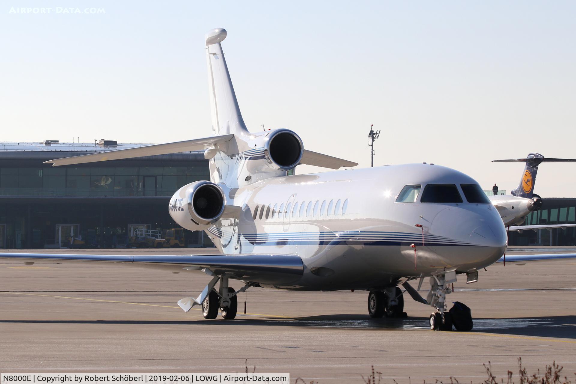 N8000E, 2008 Dassault Falcon 7X C/N 25, N8000E @ LOWG 2019