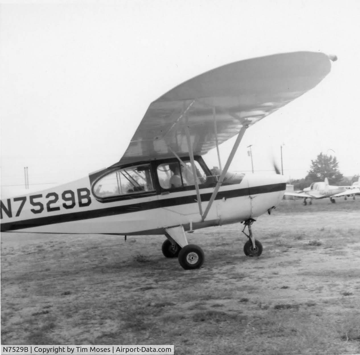 N7529B, 1957 Champion 7FC C/N 7FC-32, Taxiing after I soloed in this plane in 1970 or 71.