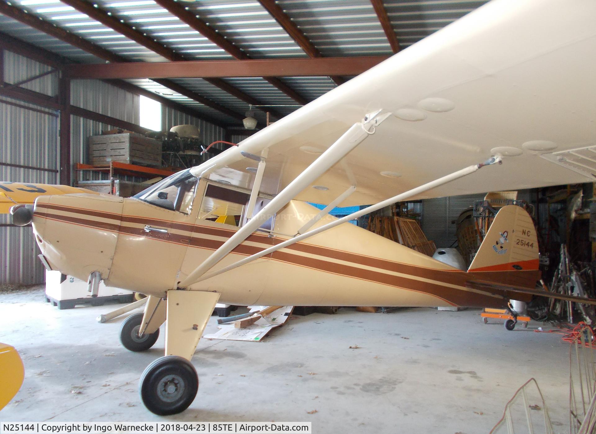 N25144, 1939 Luscombe 8A C/N 1068, Luscombe 8A at the Pioneer Flight Museum, Kingsbury TX