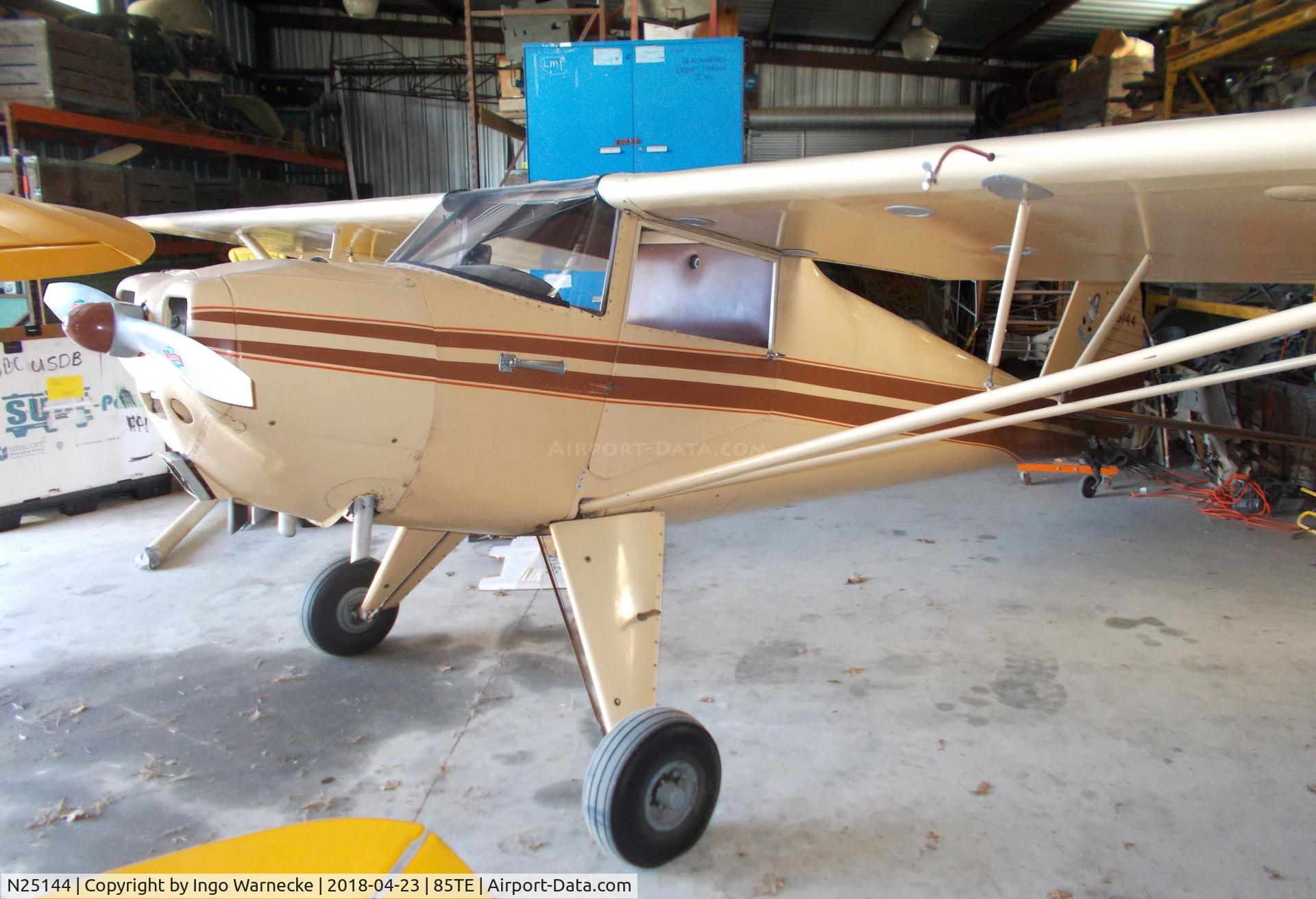 N25144, 1939 Luscombe 8A C/N 1068, Luscombe 8A at the Pioneer Flight Museum, Kingsbury TX