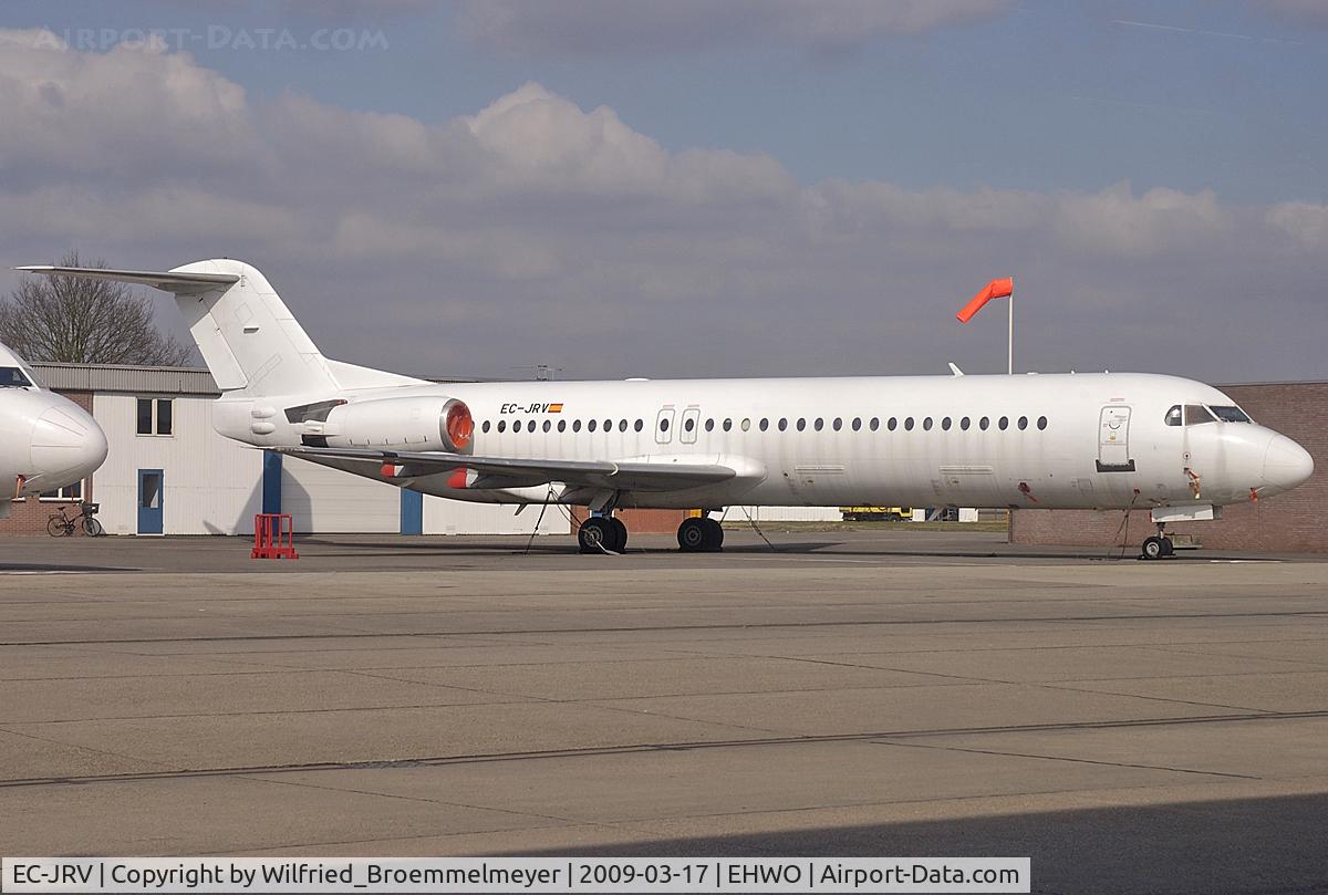 EC-JRV, 1994 Fokker 100 (F-28-0100) C/N 11491, Stored WOE
