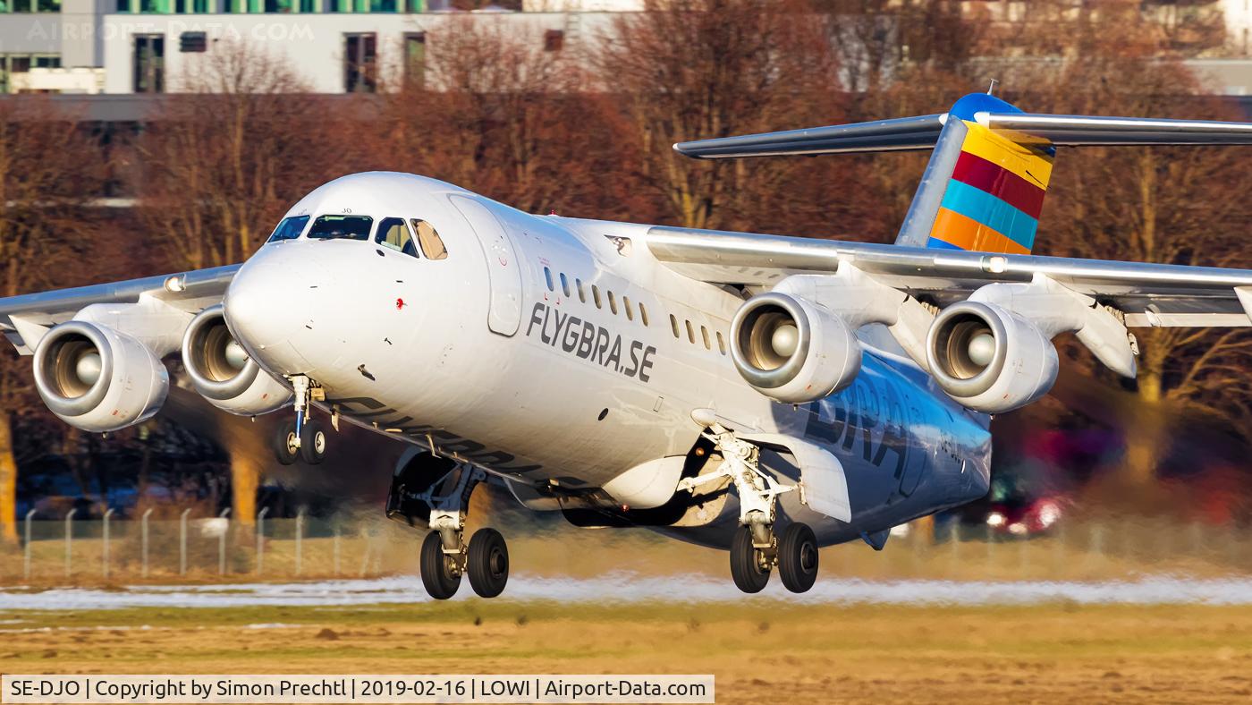 SE-DJO, 1992 British Aerospace BAe.146-200 C/N E2226, SE-DJO @ Innsbruck Airport