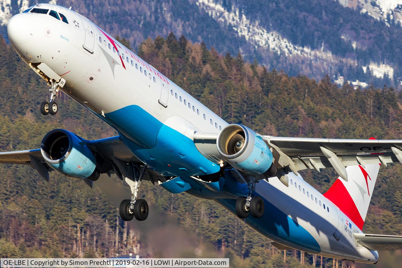 OE-LBE, 1998 Airbus A321-211 C/N 935, OE-LBE @ Innsbruck Airport