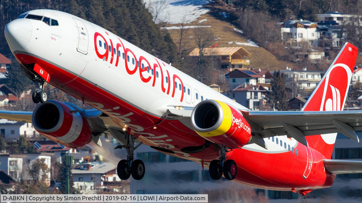 D-ABKN, 2010 Boeing 737-86J C/N 37756, D-ABKN @ Innsbruck Airport