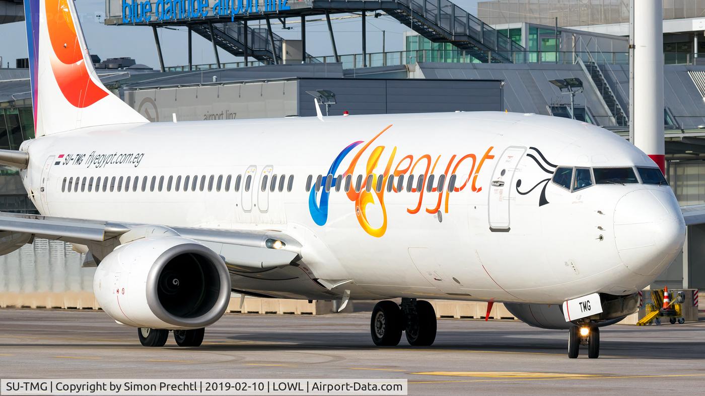SU-TMG, 2002 Boeing 737-86J C/N 32918, SU-TMG @ Linz Airport
