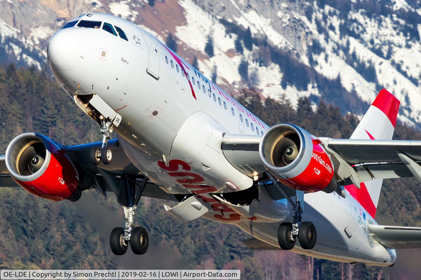OE-LDE, 2005 Airbus A319-112 C/N 2494, OE-LDE @ Innsbruck Airport