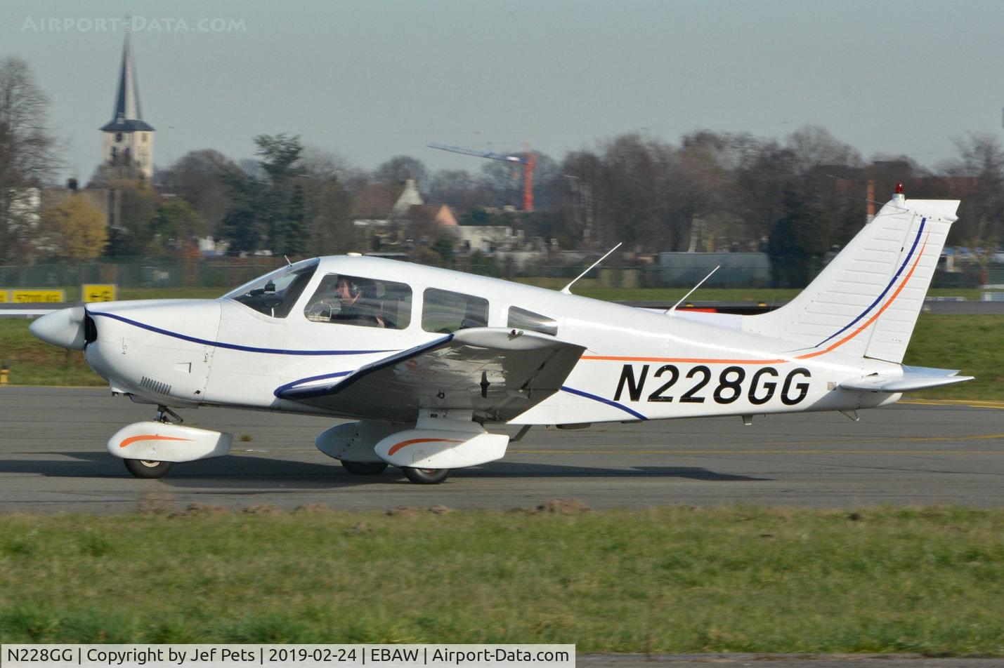 N228GG, 1979 Piper PA-28-181 C/N 28-7990387, At Antwerp Airport.