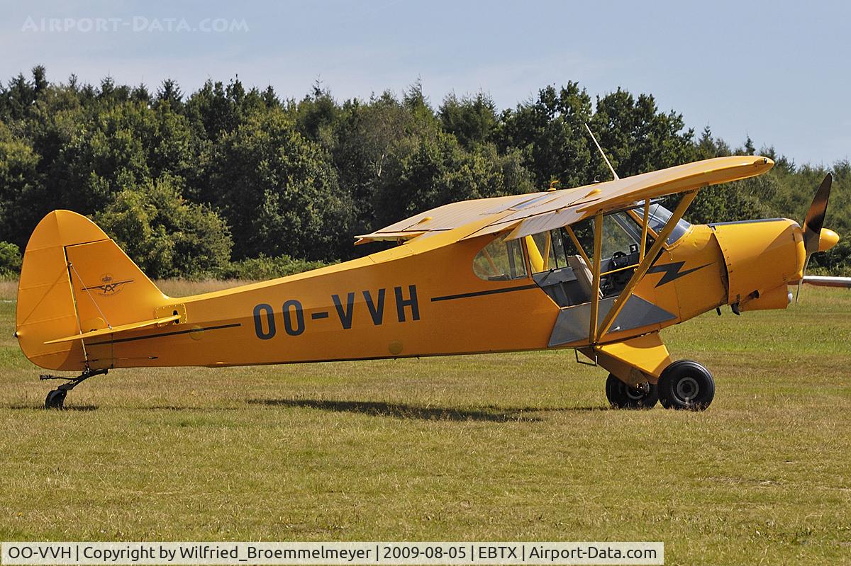 OO-VVH, 1965 Piper PA-18-180 Super Cub C/N 18-8381, Seen on this airfield during my ride from Woensdrecht
