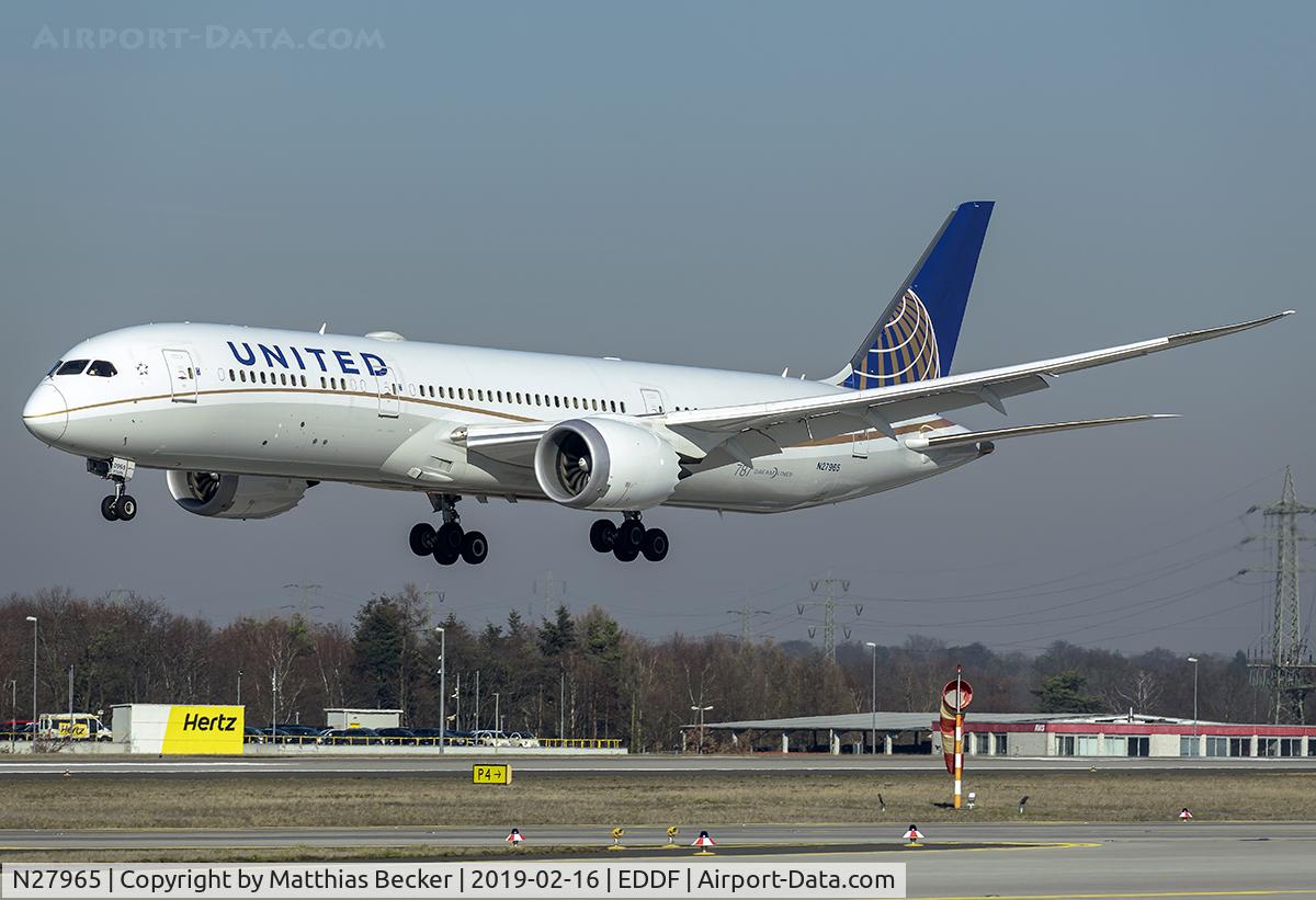 N27965, 2016 Boeing 787-9 Dreamliner C/N 37815, N27965