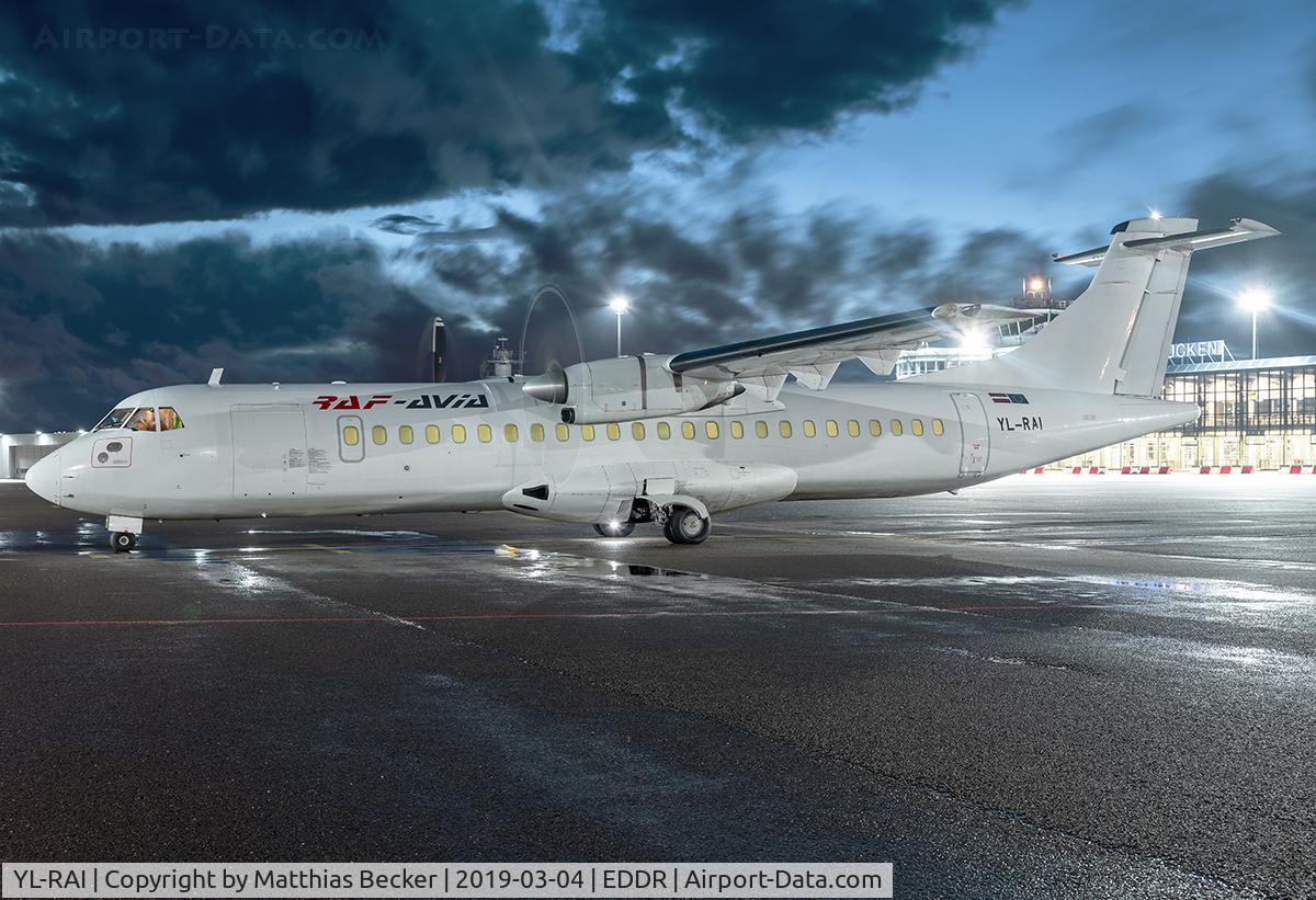 YL-RAI, 1996 ATR 72-202(F) C/N 493, yl-rai