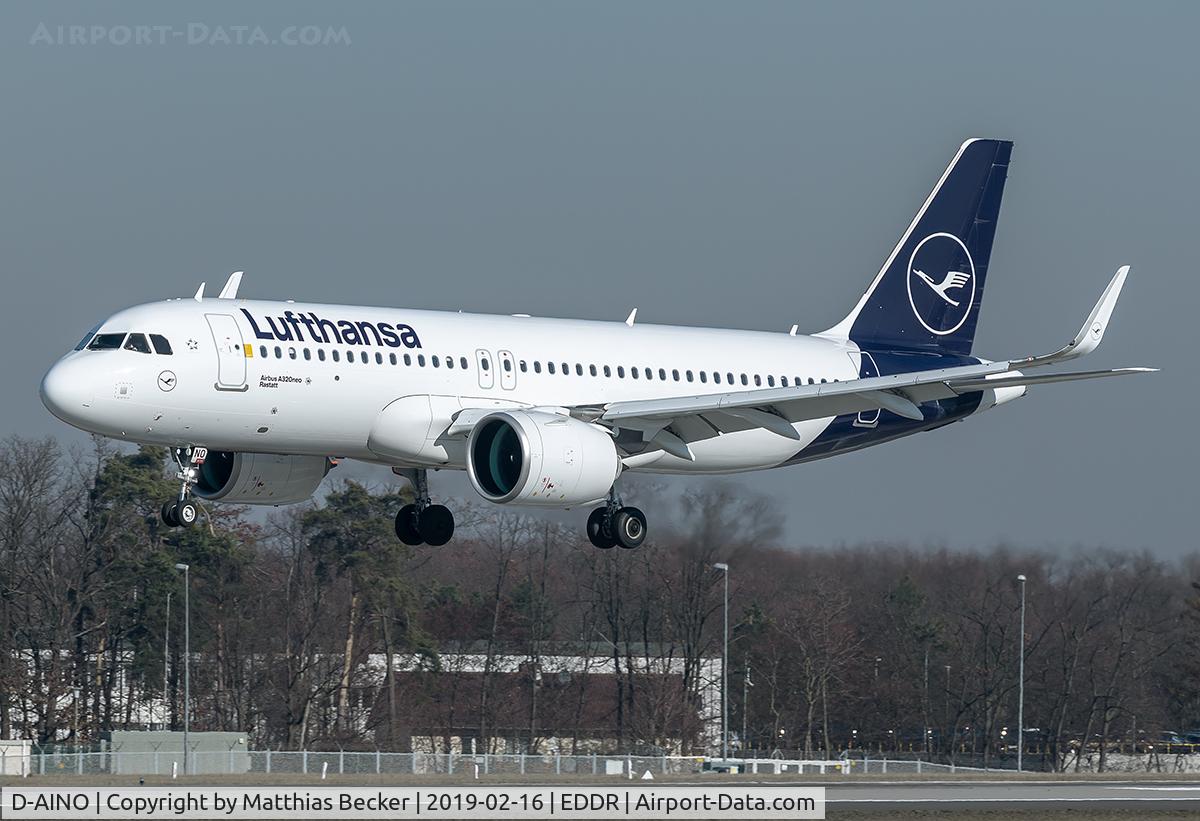 D-AINO, 2018 Airbus A320-271N C/N 8559, D-AINO