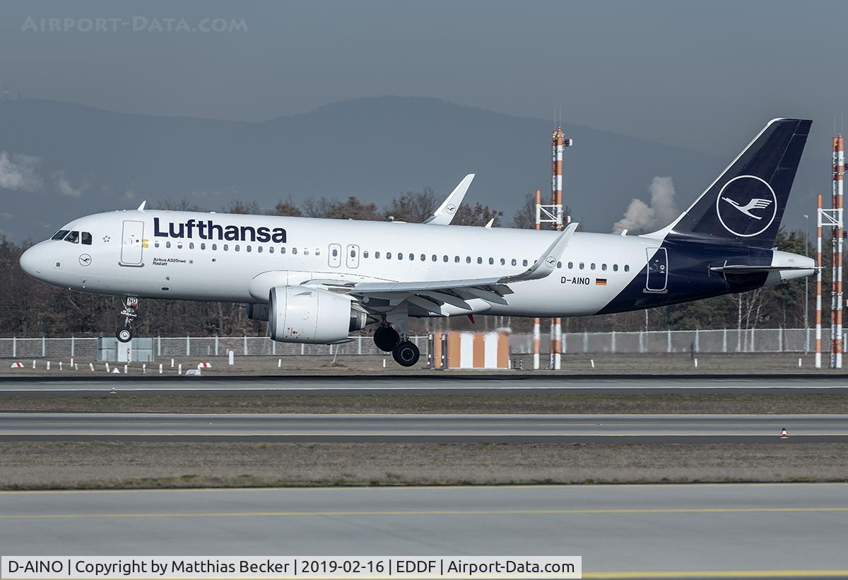 D-AINO, 2018 Airbus A320-271N C/N 8559, D-AINO