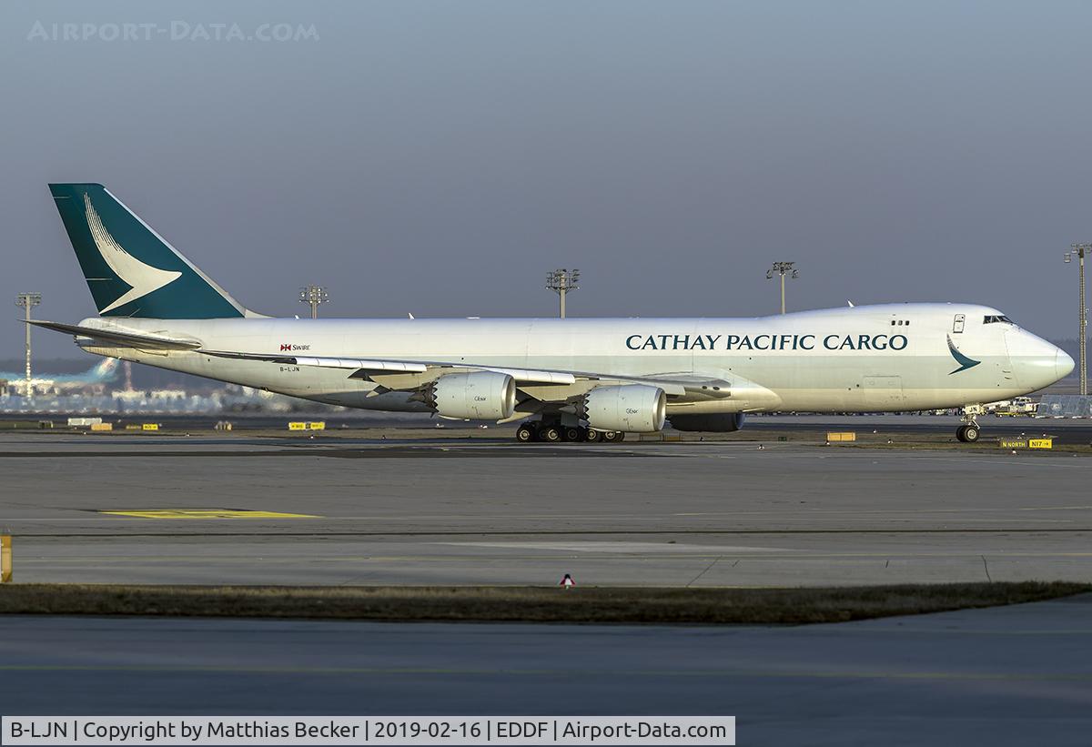 B-LJN, 2016 Boeing 747-867F/SCD C/N 62823, B-LJN