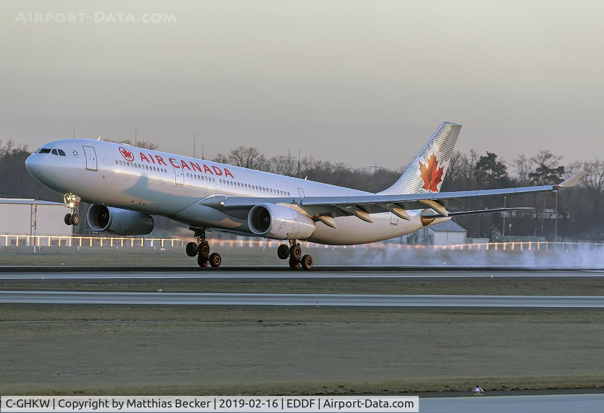 C-GHKW, 2001 Airbus A330-343 C/N 0408, C-GHKW