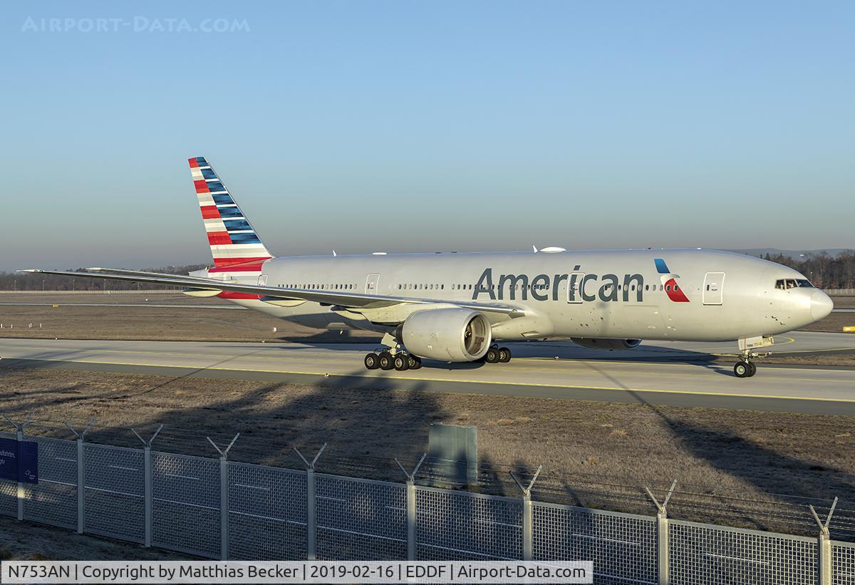N753AN, 2001 Boeing 777-223 C/N 30261, N753an