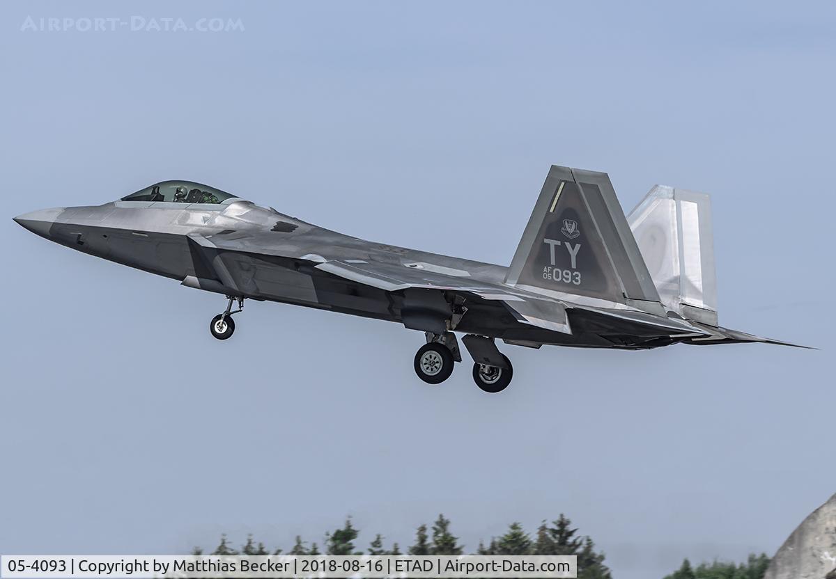 05-4093, Lockheed Martin F-22A Raptor C/N 4093, 05-4093