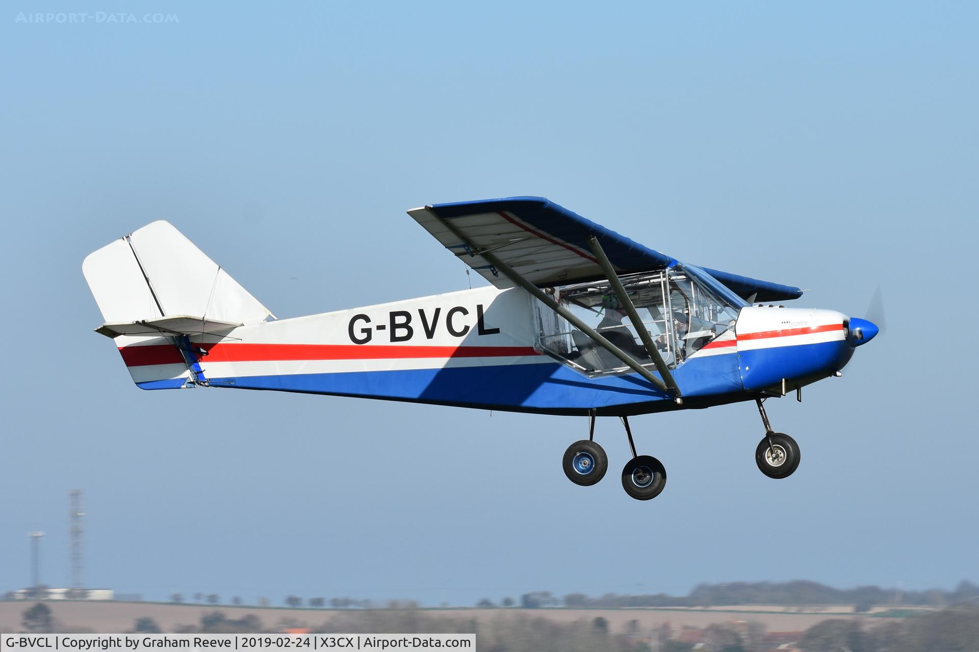 G-BVCL, 1993 Rans S-6-116 Coyote II C/N PFA 204A-12551, Departing from Northrepps.