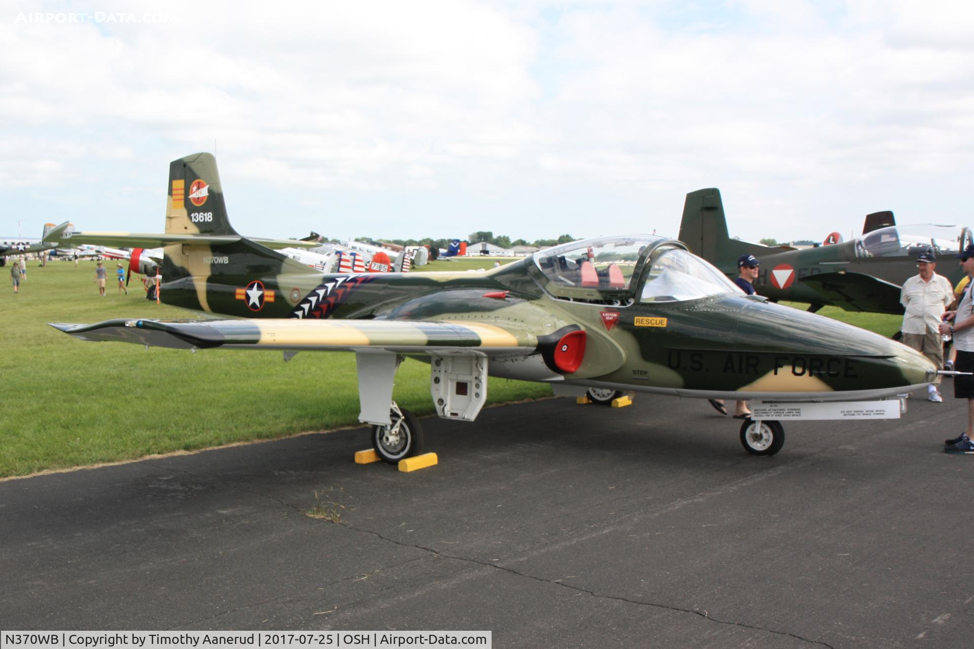N370WB, 1966 Cessna T-37C Tweety Bird C/N 40974, 1966 Cessna T-37C Tweety Bird, c/n: 40974