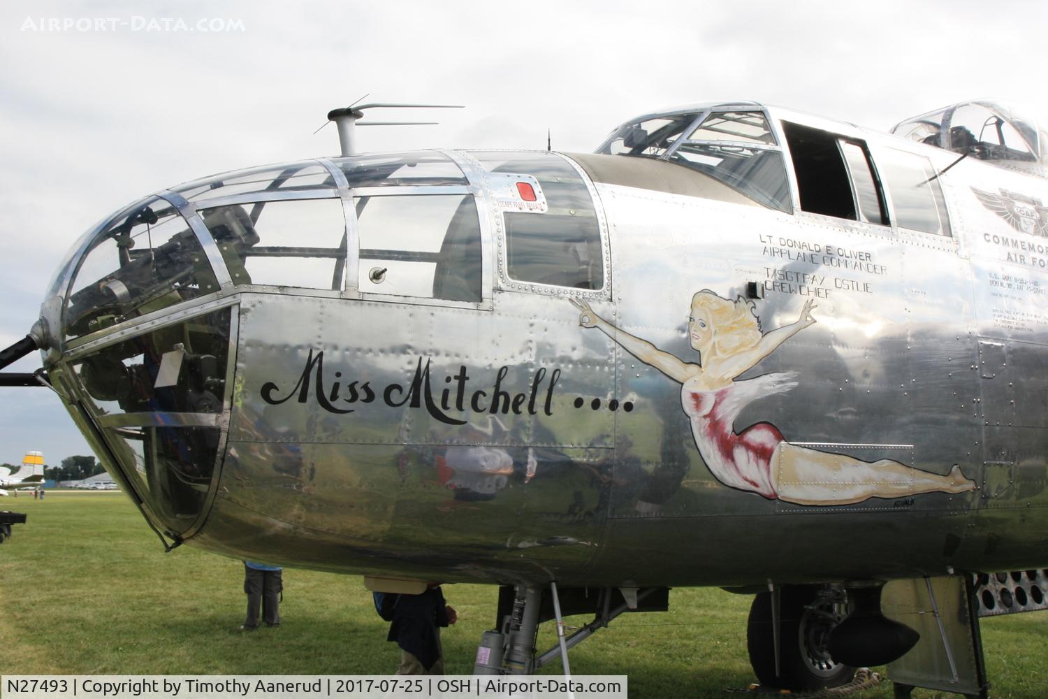 N27493, 1944 North American TB-25K Mitchell C/N 44-29869/108-33144, 1944 North American TB-25K Mitchell, c/n: 44-29869/108-33144