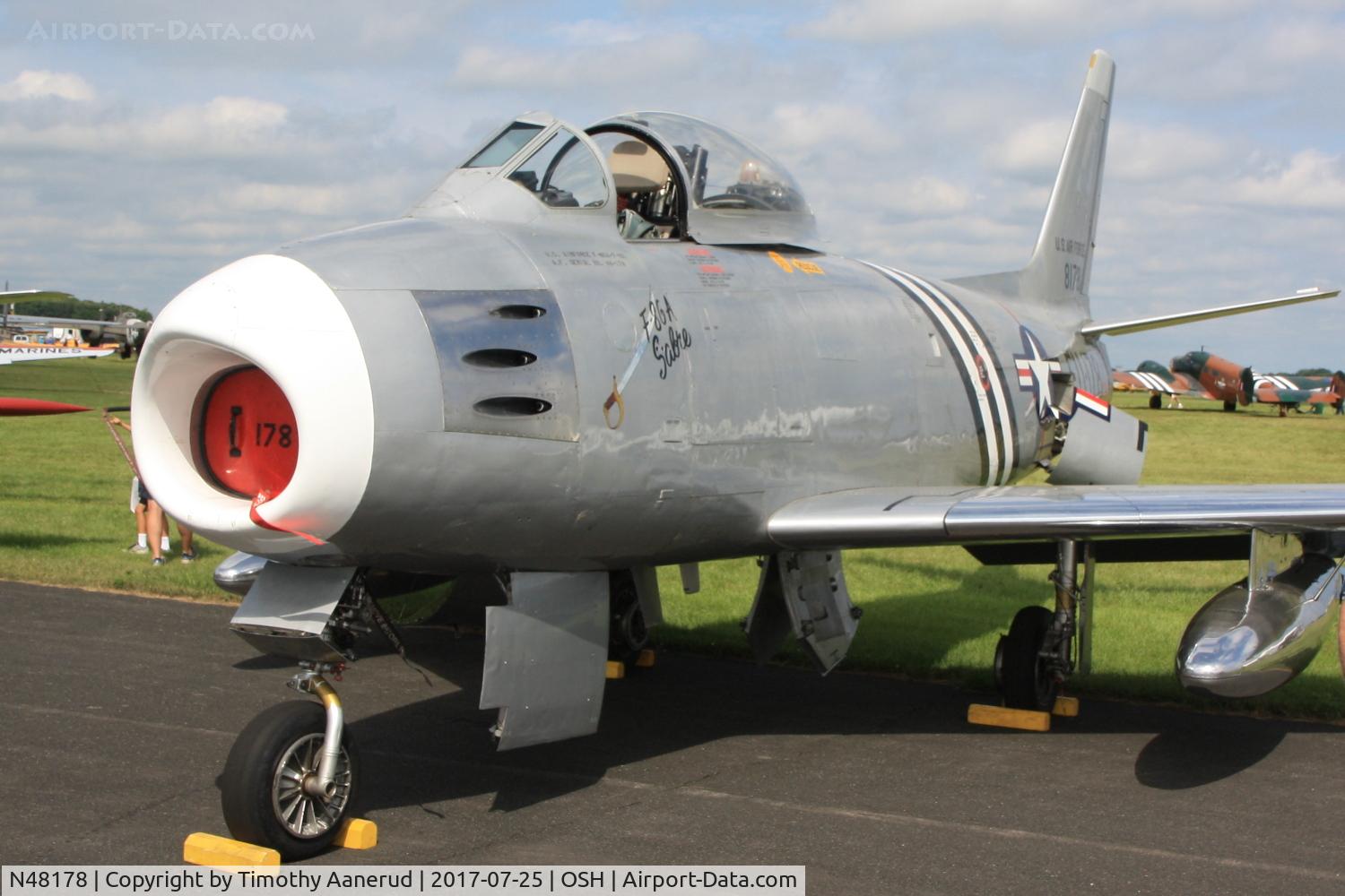 N48178, 1948 North American F-86A Sabre C/N 151-43547, 1948 North American F-86A Sabre, c/n: 151-43547