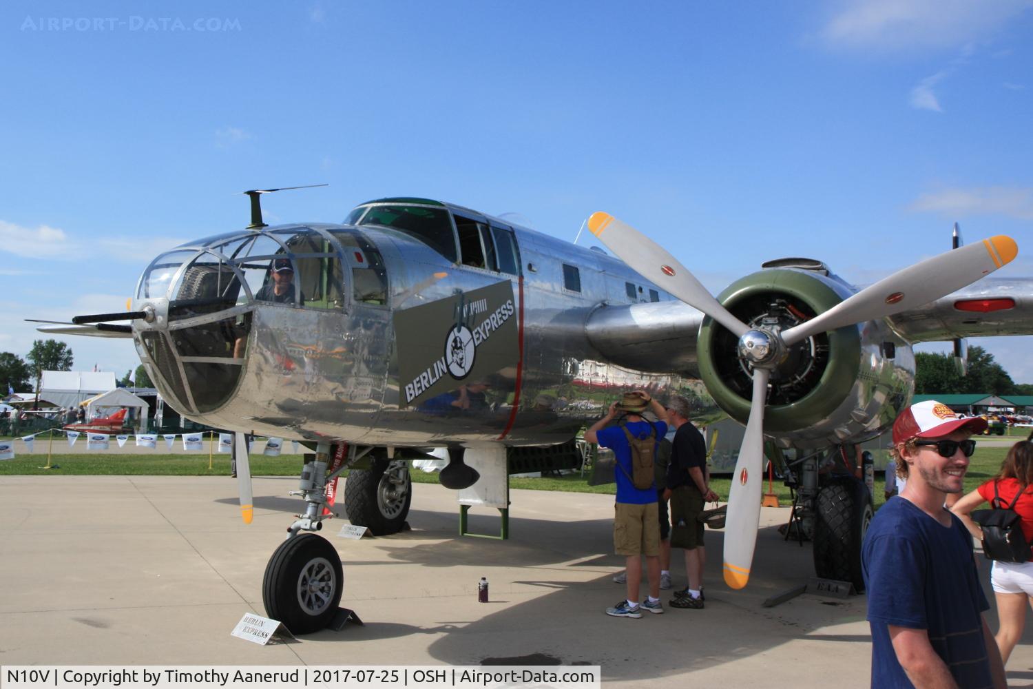 N10V, 1943 North American B-25H Mitchell C/N 98-21433, 1943 North American B-25H Mitchell, c/n: 98-21433