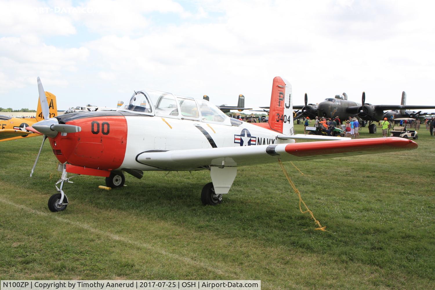 N100ZP, 1955 Beech D-45 (T-34B) Mentor C/N BG-4, 1955 Beech D-45, c/n: BG-4