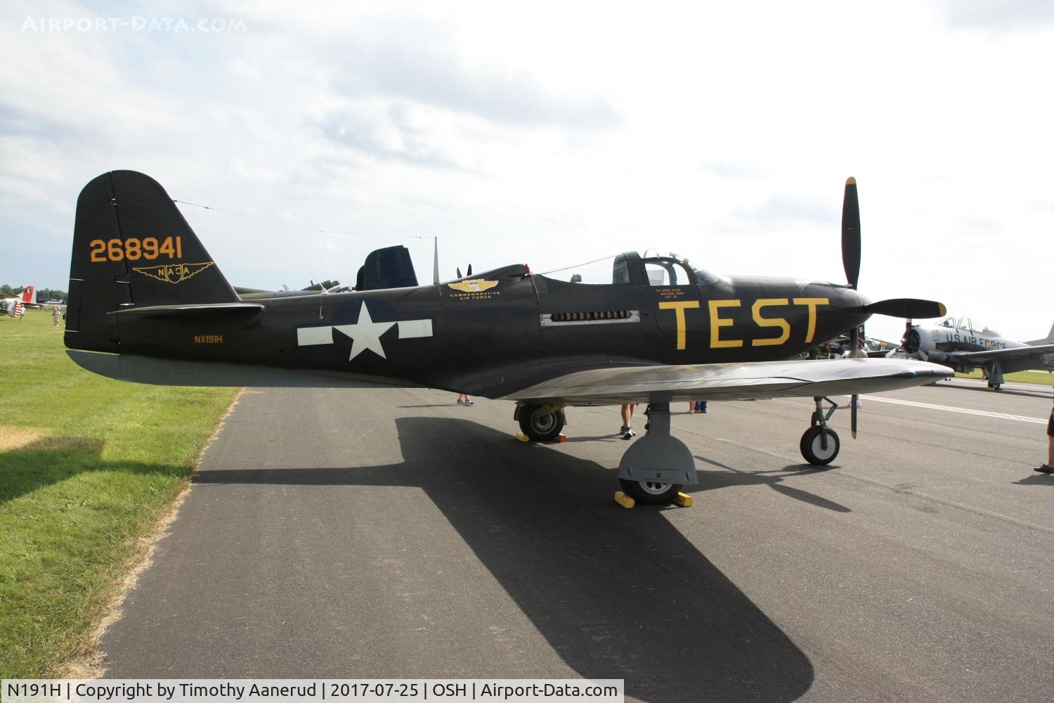 N191H, 1944 Bell P-63A-6-BE Kingcobra C/N 33-11, 1944 Bell P-63A-6-BE Kingcobra, c/n: 33-11