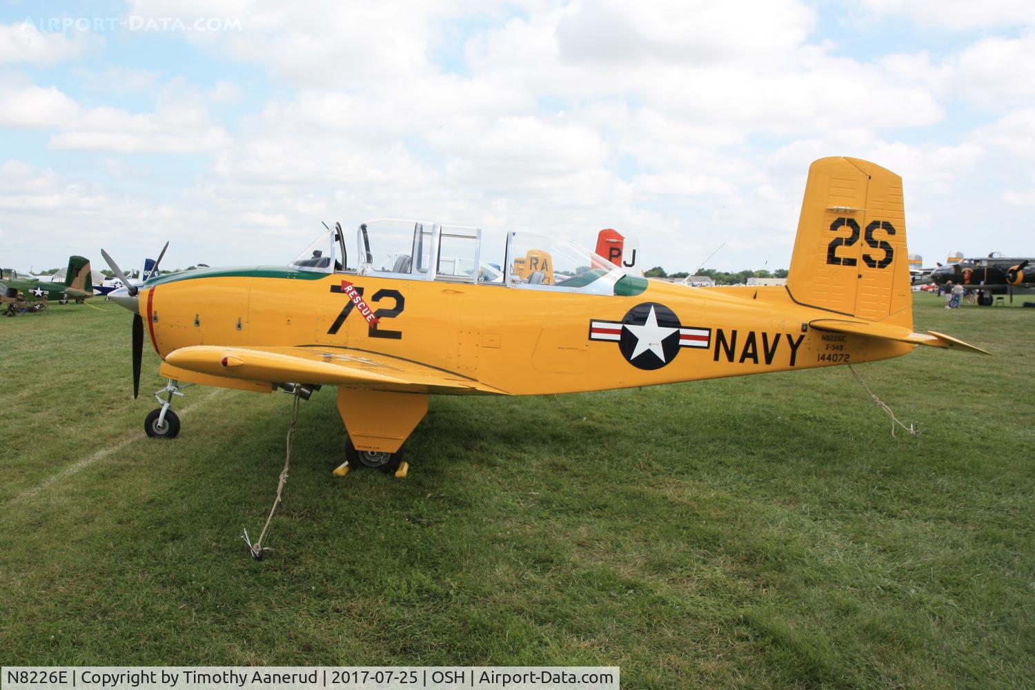 N8226E, 1957 Beech D-45 Mentor C/N BG-379, Beech D-45, c/n: BG-379