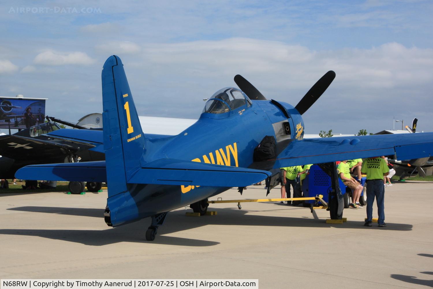 N68RW, 1947 Grumman F8F-2 (G58) Bearcat C/N D.1162, 1947 Grumman F8F-2 (G58), c/n: D.1162