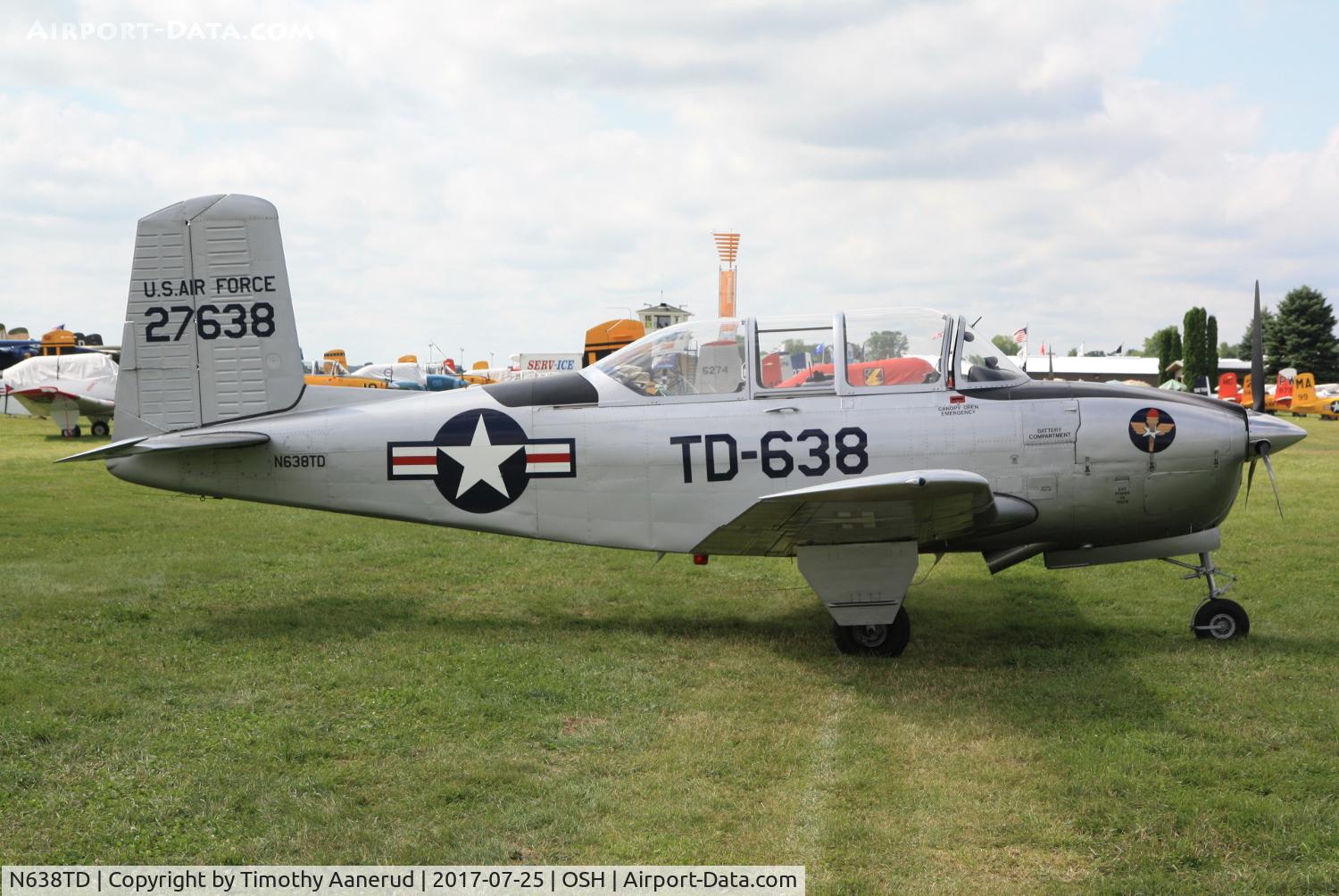N638TD, 1953 Beech T-34A (A45) Mentor Mentor C/N G-286, 1953 Beech T-34A (A45) Mentor, c/n: G-286
