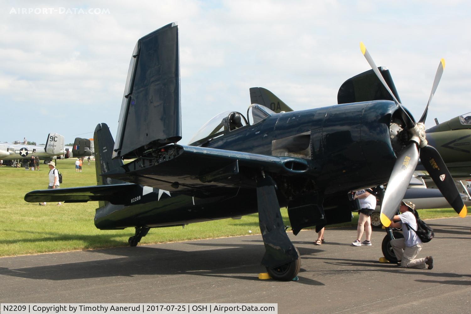 N2209, 1945 Grumman F8F-1B Bearcat C/N 122095, 1945 Grumman F8F-1B, c/n: 122095