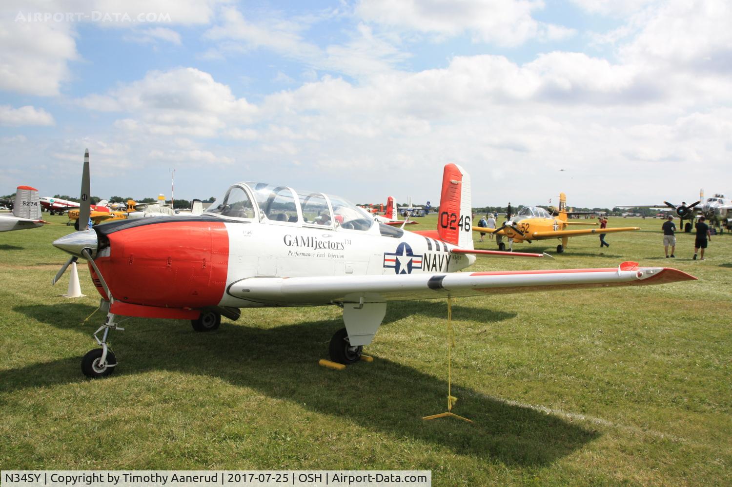 N34SY, 1956 Beech D-45 Mentor C/N BG-246, 1956 Beech D-45, c/n: BG-246
