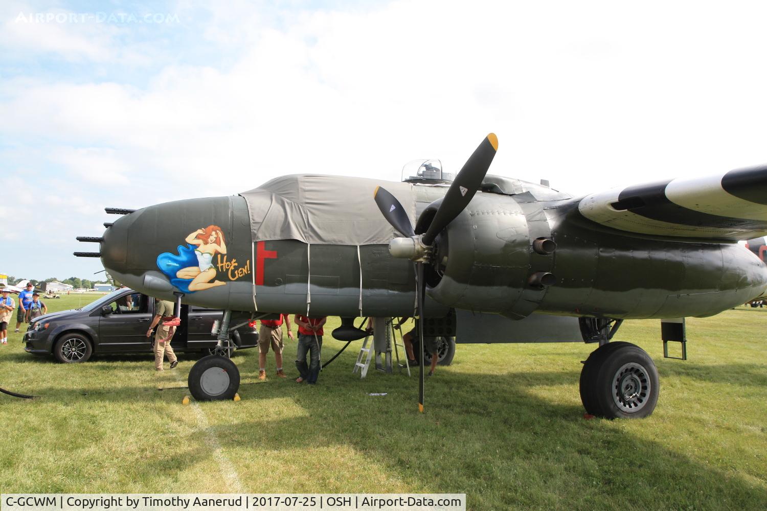 C-GCWM, 1945 North American B-25J Mitchell Mitchell C/N 108-47734, 1945 North American B-25J Mitchell, c/n: 108-47734